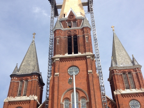 St Josaphat Catholic Church Steeple - Detroit