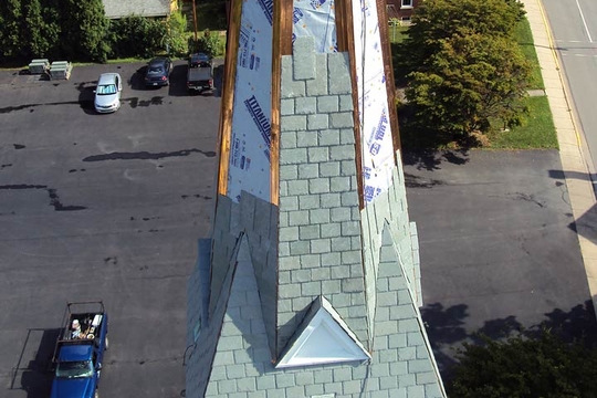 St. Francis of Assisi Catholic Church Slate Roof Project